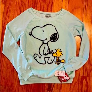 BNWT PEANUTS/Snoopy, mint green, light sweatshirt